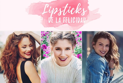 lipsticks de la felicidad