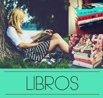 mujer leyendo y libros