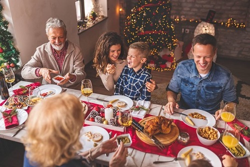 navidad saludable, disfrutar en familia