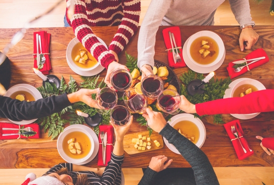 la comida es clave para la cena navidea